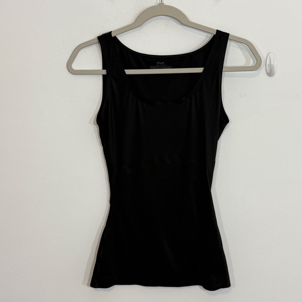 Maidenform Womens Tank Top L Black Comfort Devotion Shapewear Camisole
